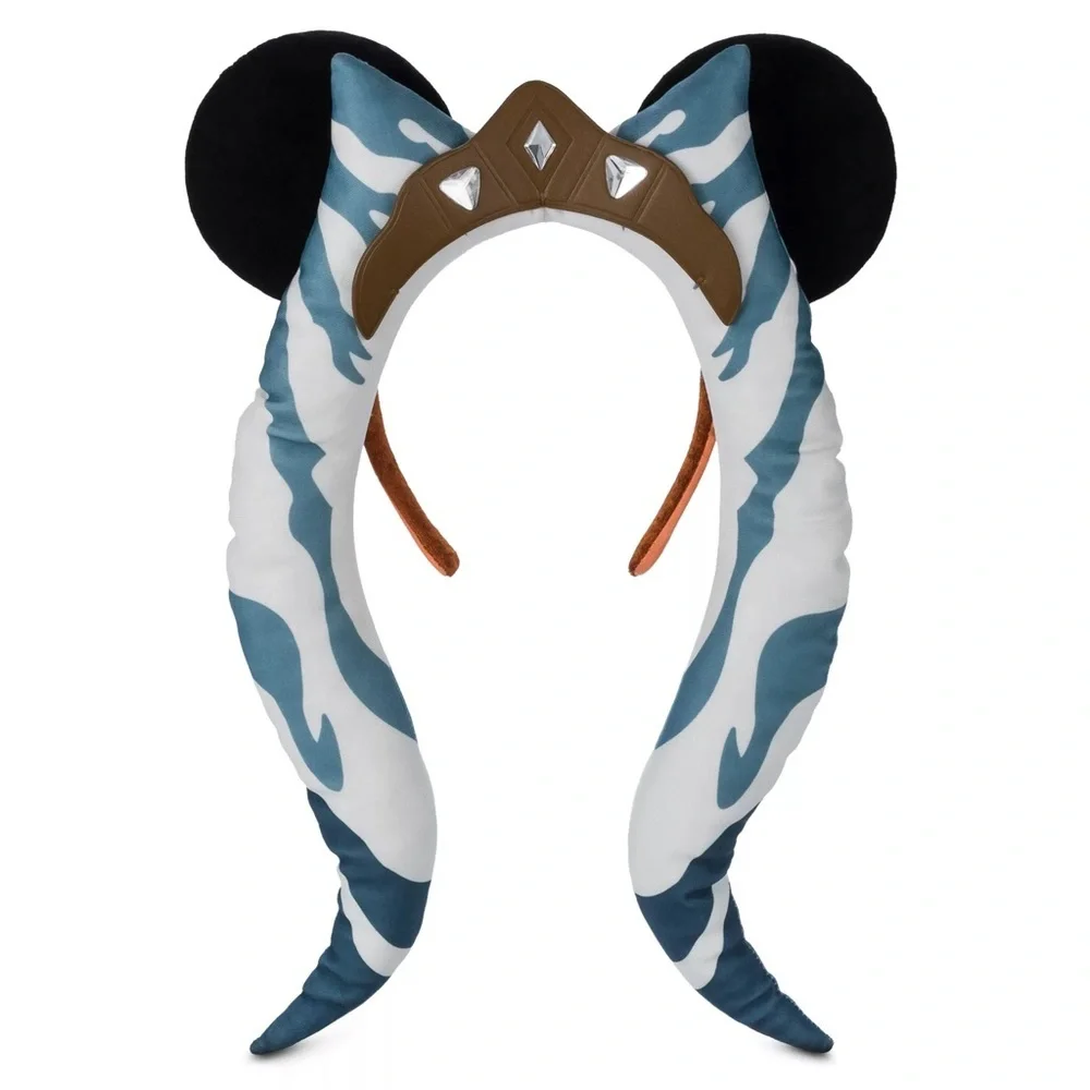 New Ahsoka Tano Ears Headband Adults Star Wars Mickey Mouse Ears Rhinestones